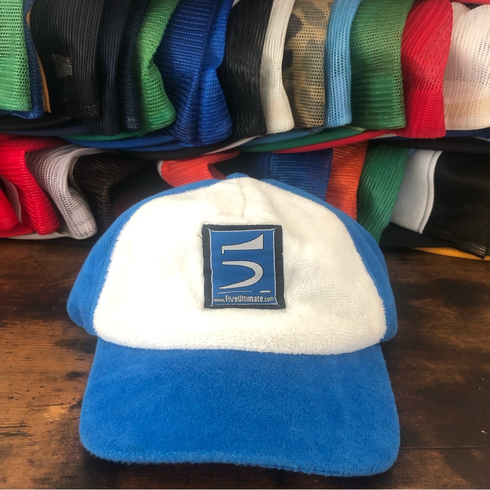 Five Ultimate frisbee plush fuzzy Snapback Hat
